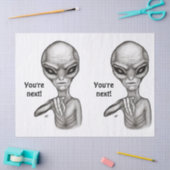 悪いエイリアンあなたは次！ 薄葉紙 (クラフト)