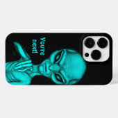 悪いエイリアンあなたは次！ iPhoneケース (裏面横)