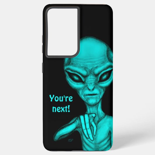 悪いエイリアンあなたは次！ SAMSUNG GALAXYケース (裏面)