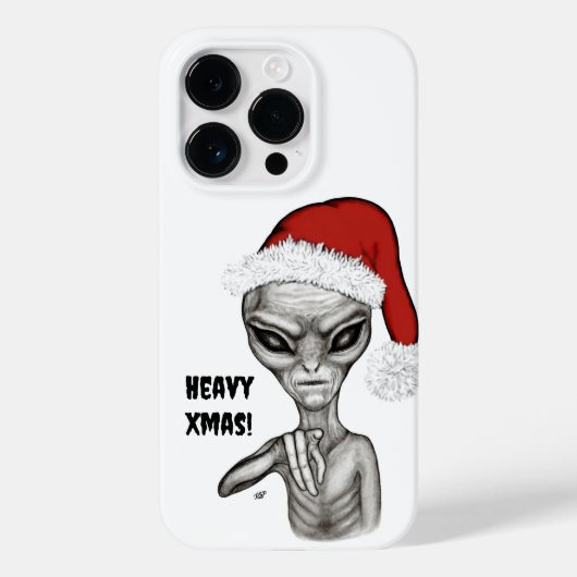 悪いエイリアン、ヘビークリスマス! Case-Mate iPhoneケース (裏面)