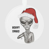 悪いエイリアン、重いクリスマス! オーナメント (裏面)