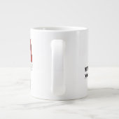 悪いエイリアン、重いクリスマス! ジャンボコーヒーマグカップ (裏面)