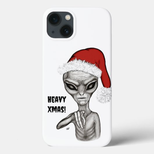 悪いエイリアン、重いクリスマス! Case-Mate iPhoneケース (裏面)