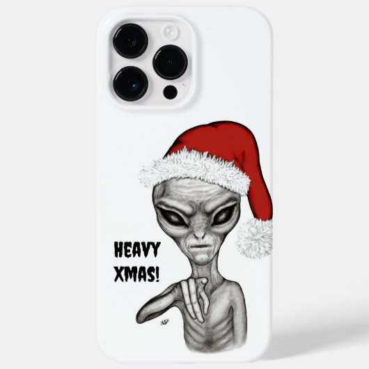 悪いエイリアン、重いクリスマス! Case-Mate iPhoneケース (裏面)