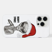 悪いエイリアン、重いクリスマス! iPhoneケース (裏面横)