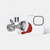 悪いエイリアン、重いクリスマス! iPhoneケース (裏面横)