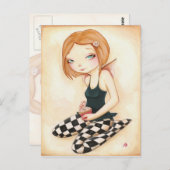 悪いカップケーキ – 妖精のファンタジーカップケーキ ポストカード (正面/裏面)