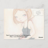 悪いカップケーキ – 妖精のファンタジーカップケーキ ポストカード (裏面)