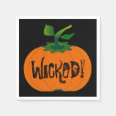 悪いカボチャ スタンダードカクテルナプキン (正面)