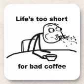 悪いコーヒー コースター (正面)
