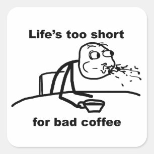 悪いコーヒー スクエアシール