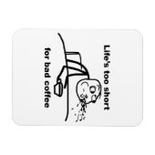 悪いコーヒー マグネット (横)