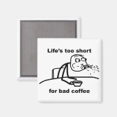 悪いコーヒー マグネット (正面/裏面)