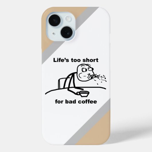 悪いコーヒー Case-Mate iPhoneケース (裏面)