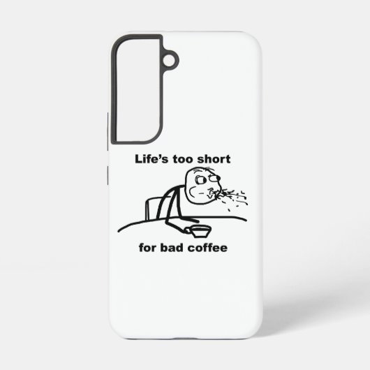 悪いコーヒー SAMSUNG GALAXYケース (裏面)