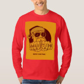 悪いサンタギャングのサンタのクリスマスTシャツ Tシャツ (正面)