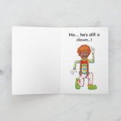 悪いサンタトランプ風変わりユーモアクラシックの価値熱狂する シーズンカード (内部)