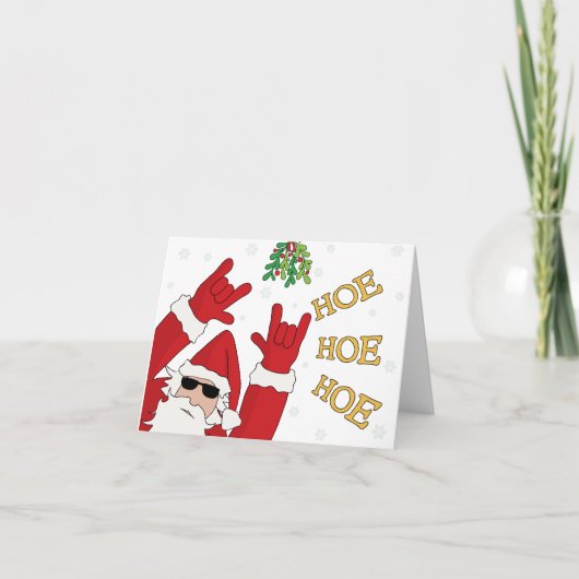 悪いサンタ カード (正面)