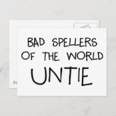 悪いスペラーズアンタイ ポストカード (正面/裏面)