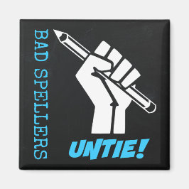 悪いスペラーズアンタイ!最初の文法ユーモアを浮き彫りにする マグネット