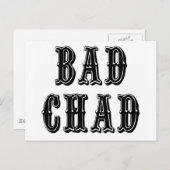 悪いチャド ポストカード (正面/裏面)