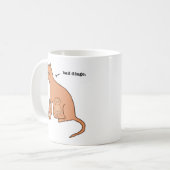 "悪いディンゴ"のマグ コーヒーマグカップ (正面左)