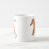 "悪いディンゴ"のマグ コーヒーマグカップ (中央)