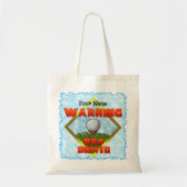 悪いドライバーゴルフ トートバッグ (正面)