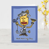 悪いニシン日 カード (黄色い花)