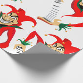 悪いニヤニヤのジェスター・ジョーカーとジャック・イン・ザ・ボックス ラッピングペーパー