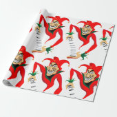 悪いニヤニヤのジェスター・ジョーカーとジャック・イン・ザ・ボックス ラッピングペーパー (アンロールド)