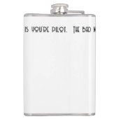 悪いニュースはタイムフライだ。 フラスク (裏面)