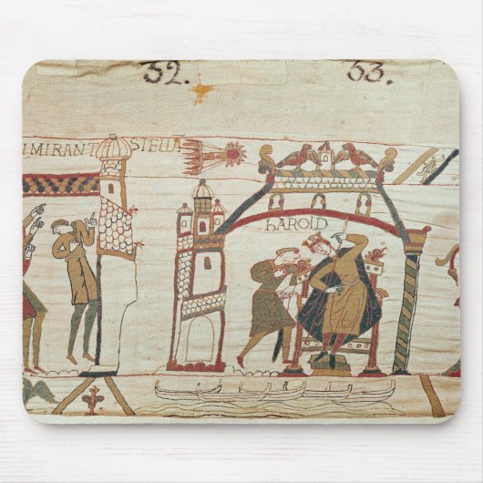 悪いニュースを受け取るHalleyの彗星およびハロルド マウスパッド (正面)