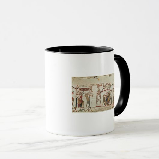 悪いニュースを受け取るHalleyの彗星およびハロルド マグカップ (正面右)