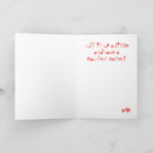 悪いノウサギ日のチワワのイースターカード シーズンカード (内部)