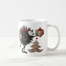 悪いバグ与えのクリスマス コーヒーマグカップ