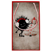 悪いバグ与えのクリスマス スモールペーパーバッグ (裏面)