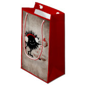 悪いバグ与えのクリスマス スモールペーパーバッグ (正面アングル)
