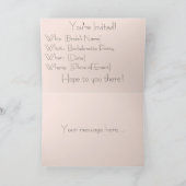 悪いバニー-ピンク 招待状 (内部)