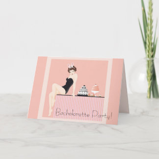 悪いバニー-ピンク 招待状