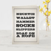 悪いパパおもしろいギフト父の日札 カード (黄色い花)