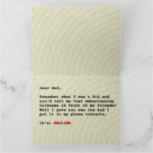 悪いパパカード-低下 カード (内部)