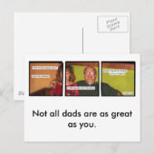 悪いパパ葉書 ポストカード (正面/裏面)