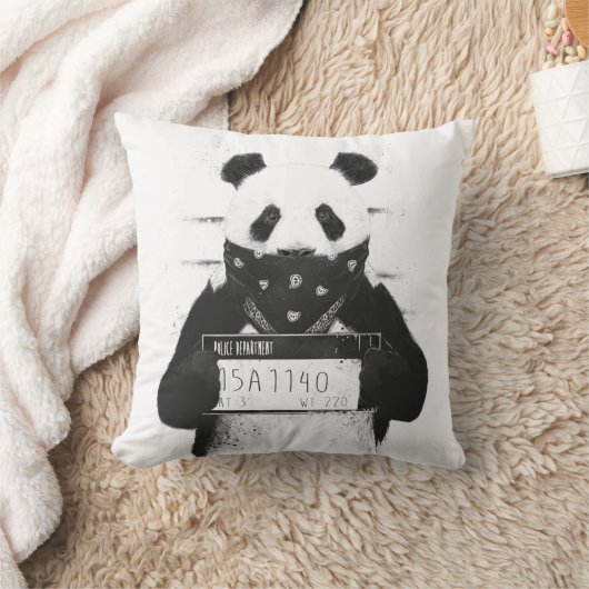 悪いパンダ クッション (ブランケット)