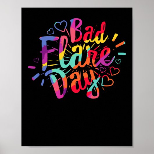 悪いフレア日複合地域痛み症候群認識 ポスター (正面)