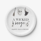 悪いブギ |ハッピーハローウィン ペーパープレート (正面)