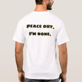 悪いブーギーは私の問題ではない Tシャツ (裏面)