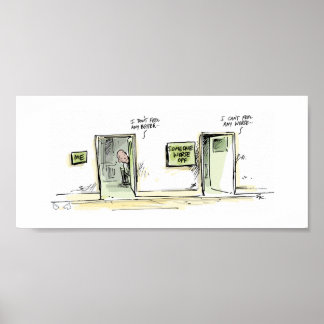 悪いプリント ポスター