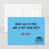 悪いプンパパジョークの設計 ポストカード (正面/裏面)