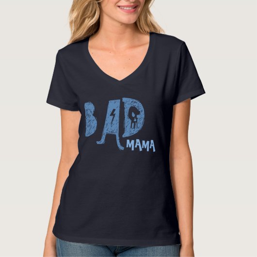 悪いママTシャツ-おもしろいな母の日v11 Tシャツ (正面)